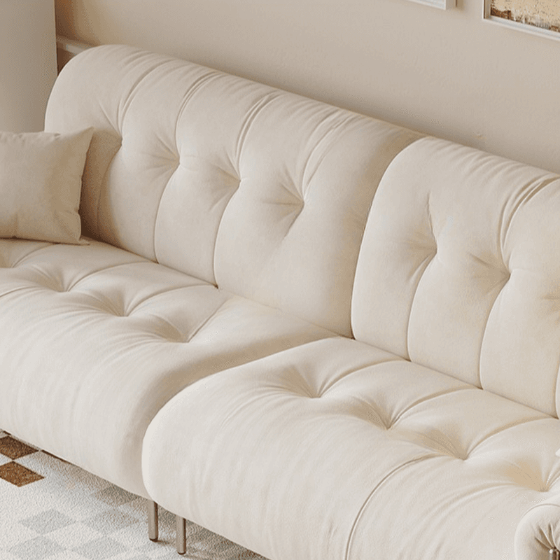 Modish Solid Color Stain Resistant Standard Sofa/Loveseat for 3-seater/4-seater/5 Person - image 9
