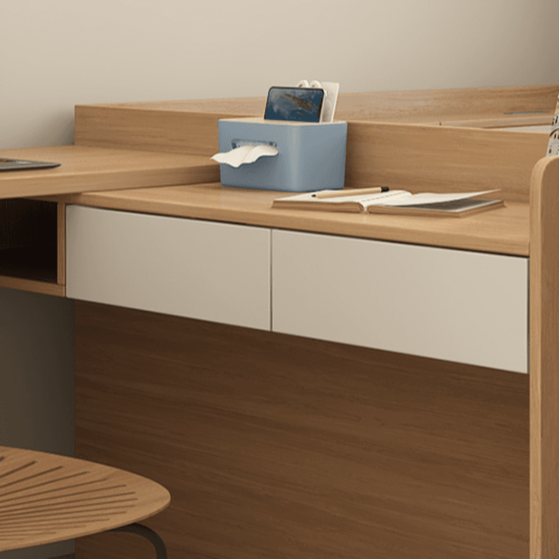 Natural Finish Minimalist Tatami Bed - image 5