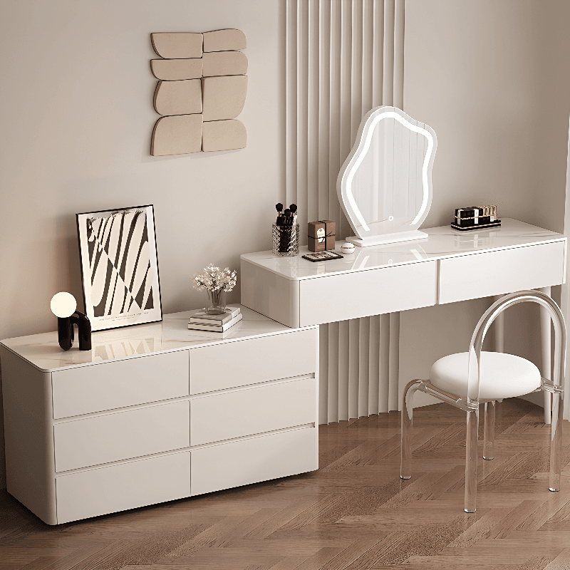 Ground Design Illuminating Vanity with Push-Pull, Adjustable Touch, No Floating - image 4