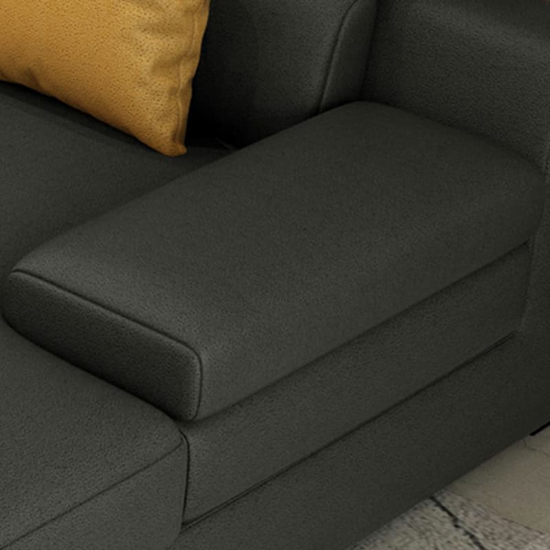 Modern L-Shaped Left Orientation Sectional Sofa in Large Size - image 9