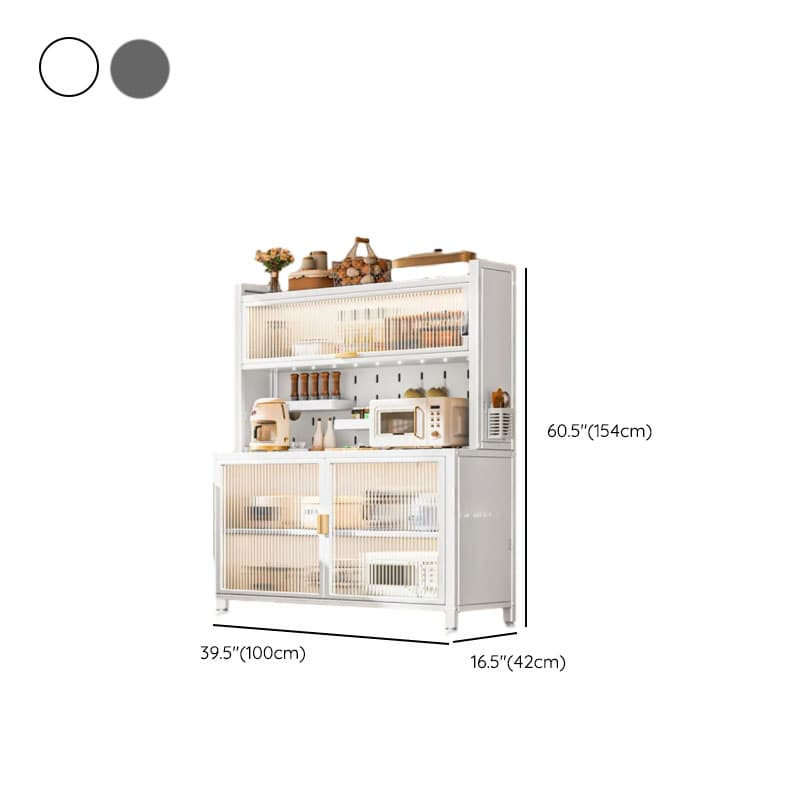 Modern Alloy Kitchen Storage, Alterable Shelf & Functional Storage Cabinet, 4 Doors/3 Doors/5 Doors, Standard - image 16