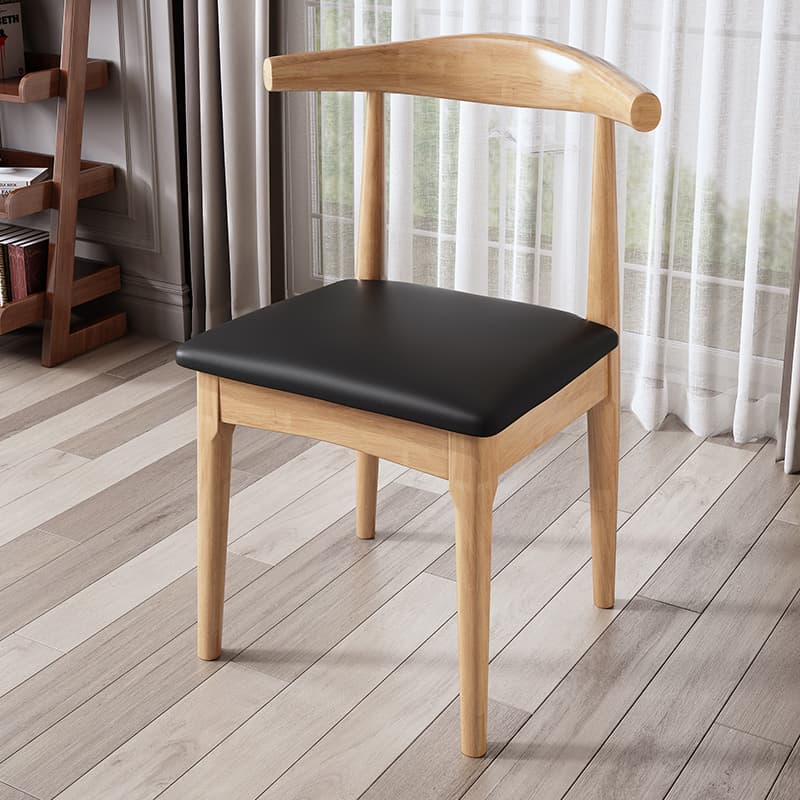 Drawing Room Side Chair with Outlined Frame and Firm Stability