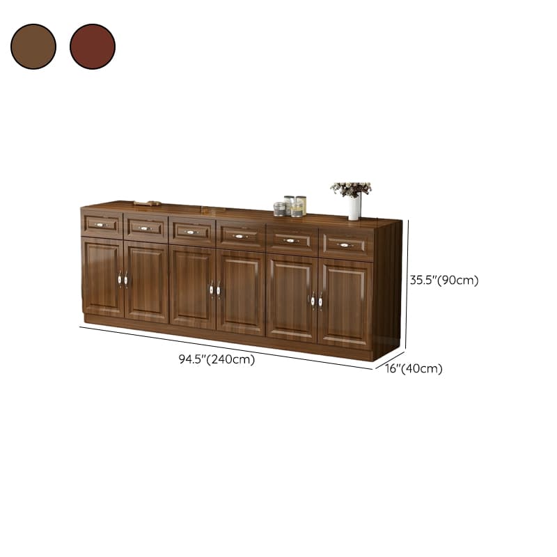 Modern Wood Cabinets Buffets & Sideboards 31.5 inches Width Non-Adjustable Drawers Included - image 20
