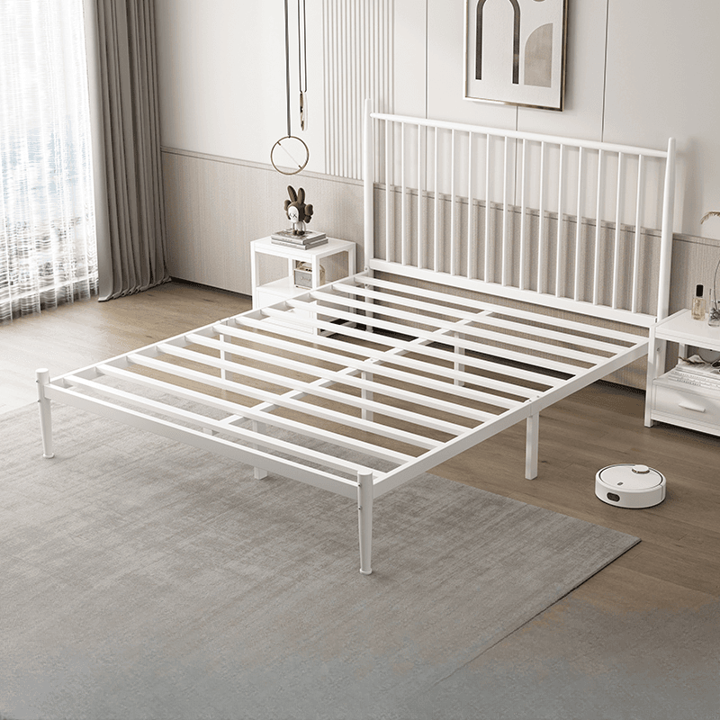 Solid Color Iron Slat Bed for Living Room - image 3