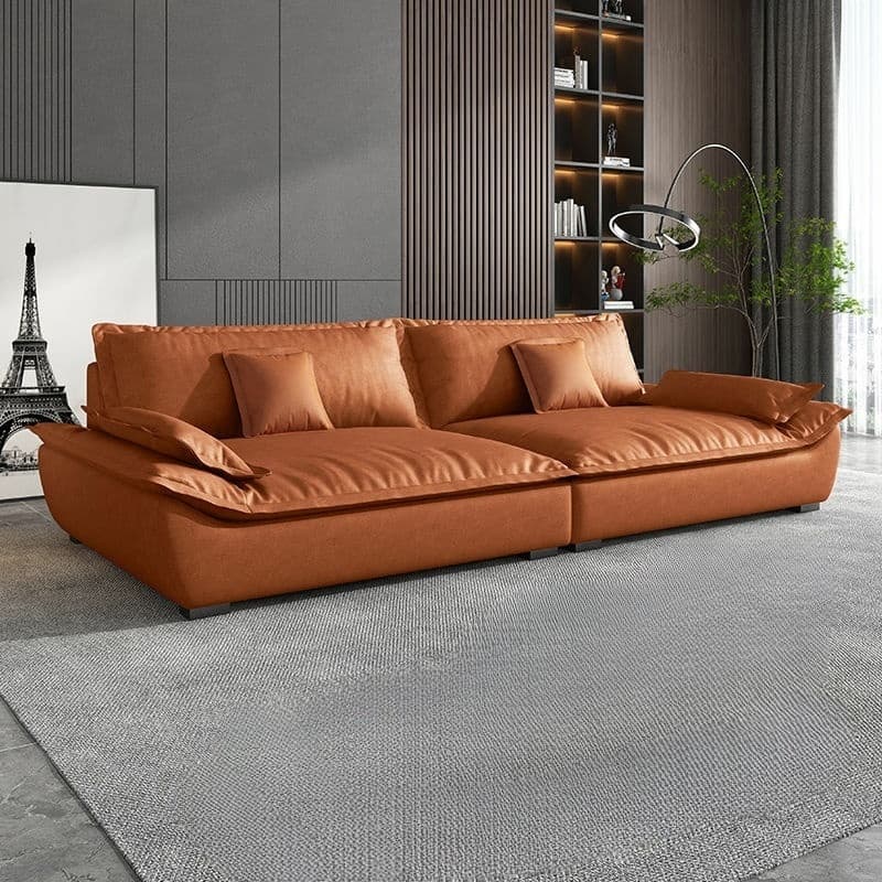 Blue/Off-White/Black Sofa with Concealed Support Living Spaces, 31.5"W x 32.7"H - image 4