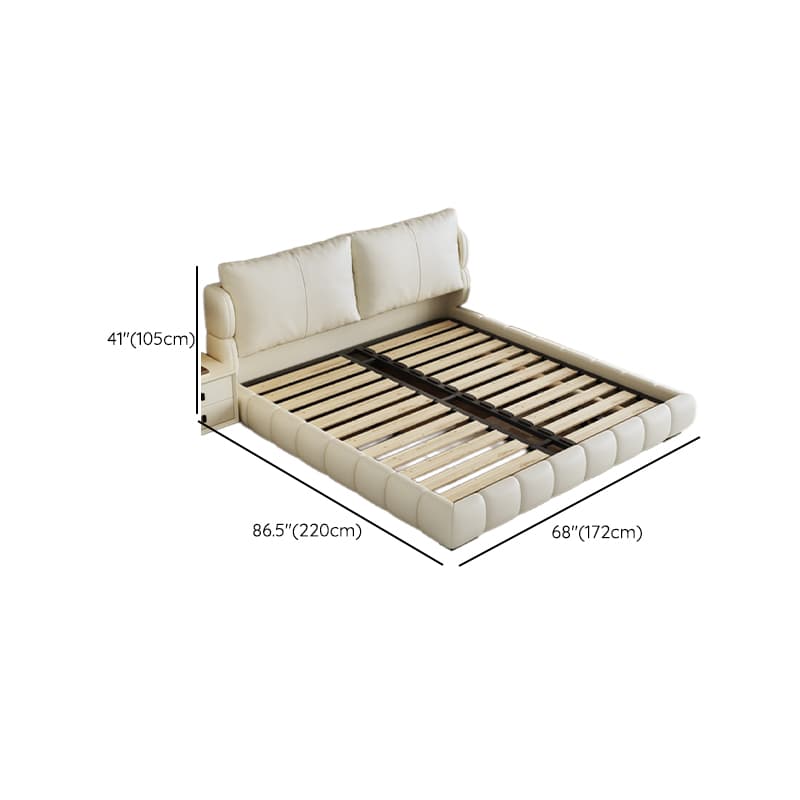 Chalk Storage Included/Pallet Bed Frame with Leg and Lumber Frame for Living Room in a Modern Simple Style - image 7