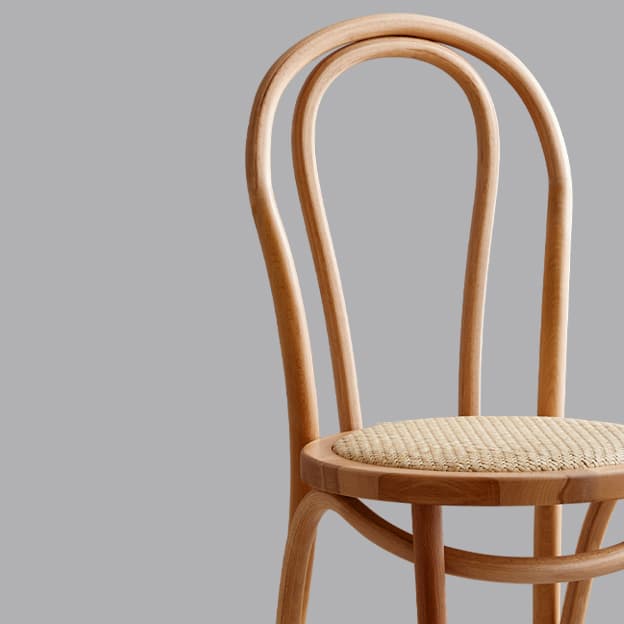 Scandinavian Wooden Side Chair with Standard Height and Armless Design - image 19