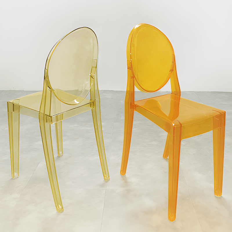 Firm Framed Armless Chair with Olive Green/Rose/Citrus Colored Legs - image 20