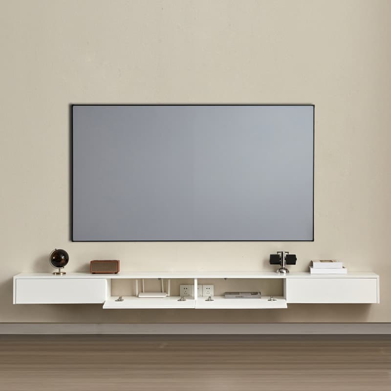 Modern Design Floating Wooden TV Stand with 2-Drawer and 2-Cabinet - image 5