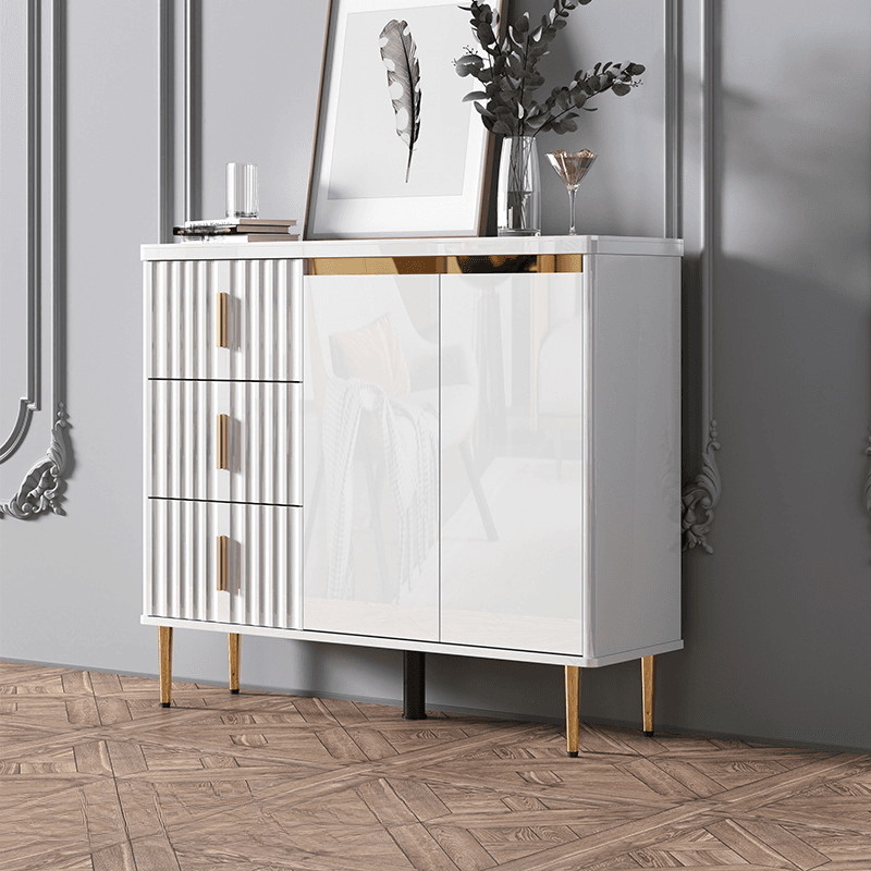 Luxurious Chalk Stone Standard Flooring Sideboard with 3 Doors & Variable Shelf - image 13
