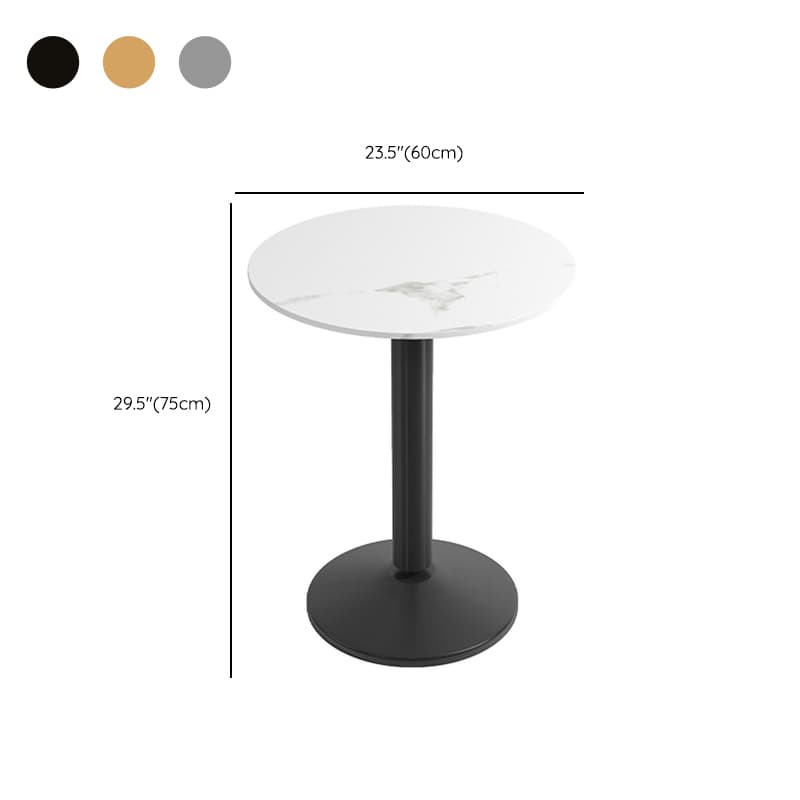 Casual Dining Table with Sintered Stone Top, Fixed Table, Scratch-shielded, for 2/4 People - image 27