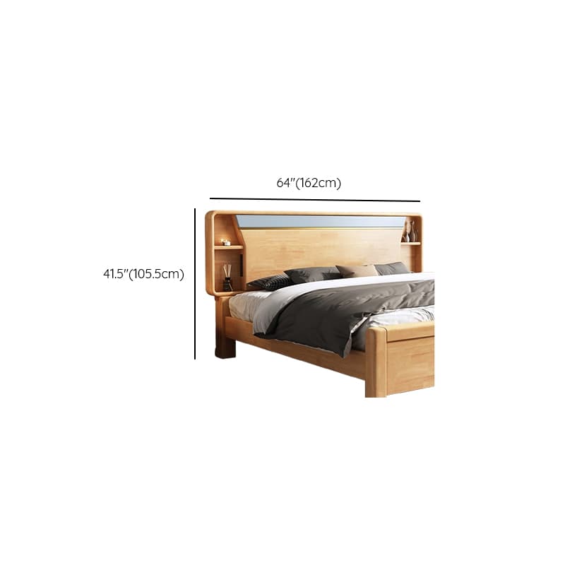 Minimalist Free-standing Standard Twin XL(38"W x 80"L)/King(76"W x 80"L)/Queen(60"W x 80"L) Panel No Distressing With Legs in Wood and Sponge - image 22
