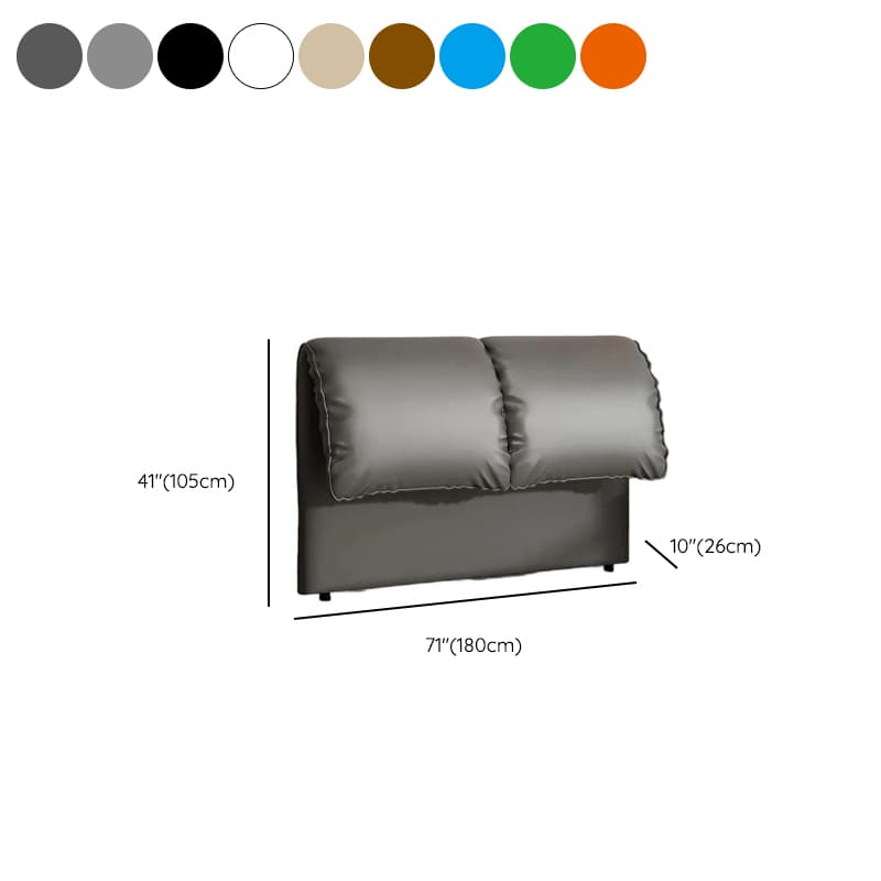 Art Deco Style Panel Headboard in Pine Wood with No Distressing, Rectangle Shape for Full/Queen/Twin XL Bed, Cotton Upholstery, Standard Height - image 20