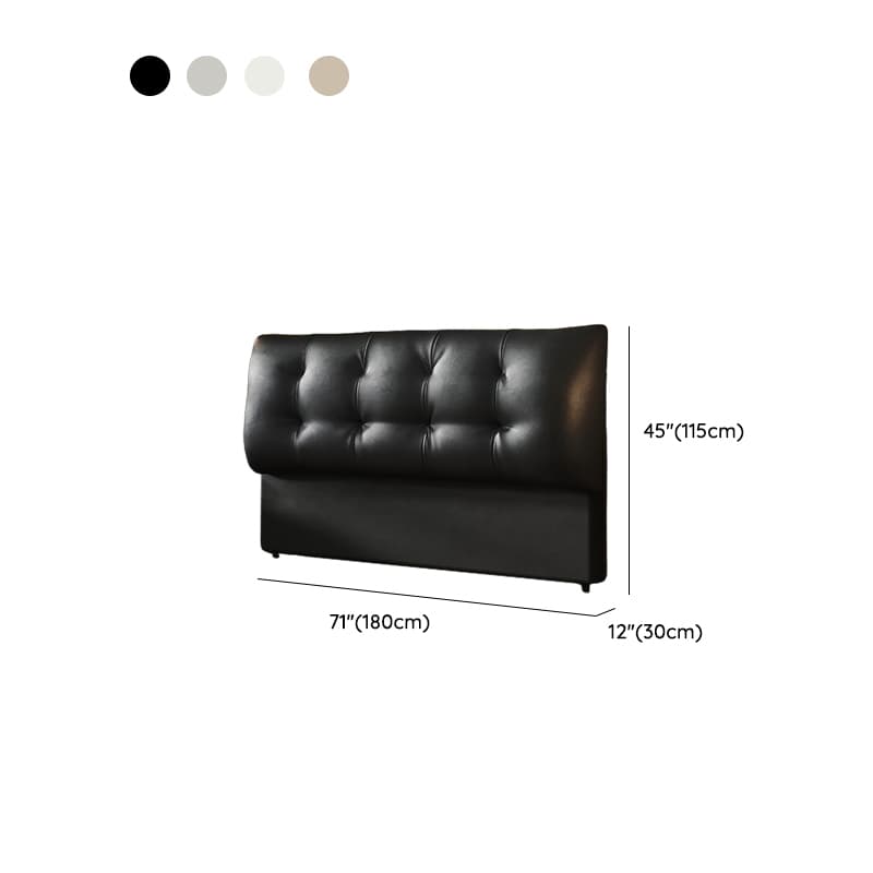 Modish No Distressing Button-tufted Panel Headboard with Rectangle Shape for King/Queen/Full Bed, Featuring Sponge Upholstery Fill and Standard Height - image 10
