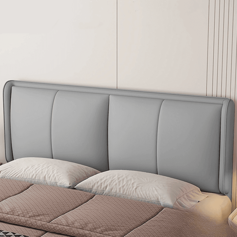 Simplistic Panel Headboard in Pine Wood with No Distressing, Rectangular Shape for King/Full/Queen Bed, Featuring Sponge Upholstery Fill and Standard Height - image 7