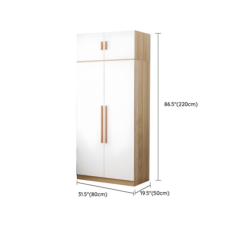 Modern Timber Detached Wardrobe with Soft Close Drawer, Soft Close Door, Interior Shelves & Clothing Rod - image 35