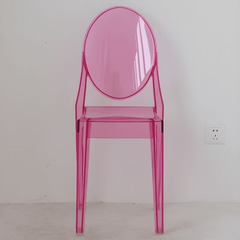 Firm Framed Armless Chair with Olive Green/Rose/Citrus Colored Legs - image 12
