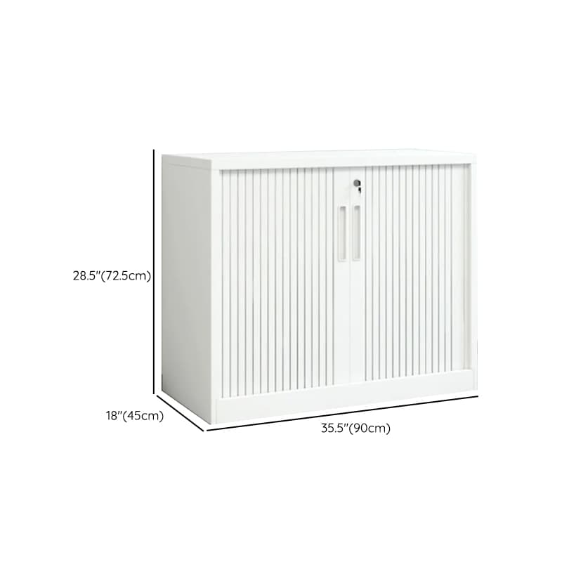 Steel Self-supporting Lockable Accent Cabinet with Sliding Door - image 15