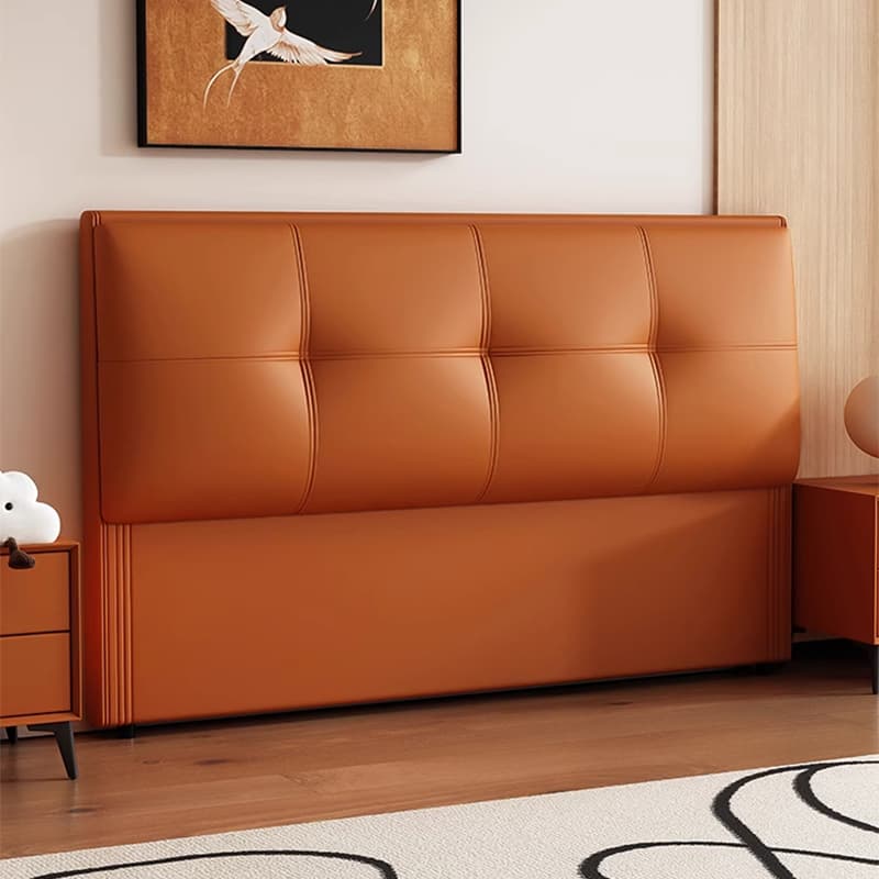 Trendy Panel Headboard with No Distressing, Piled Tufted Rectangle Design for King/Queen/Full Bed, Featuring Sponge Upholstery and Standard Height - image 7