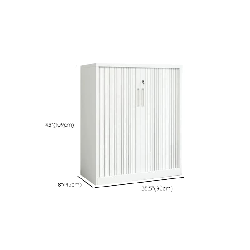 Steel Self-supporting Lockable Accent Cabinet with Sliding Door - image 18
