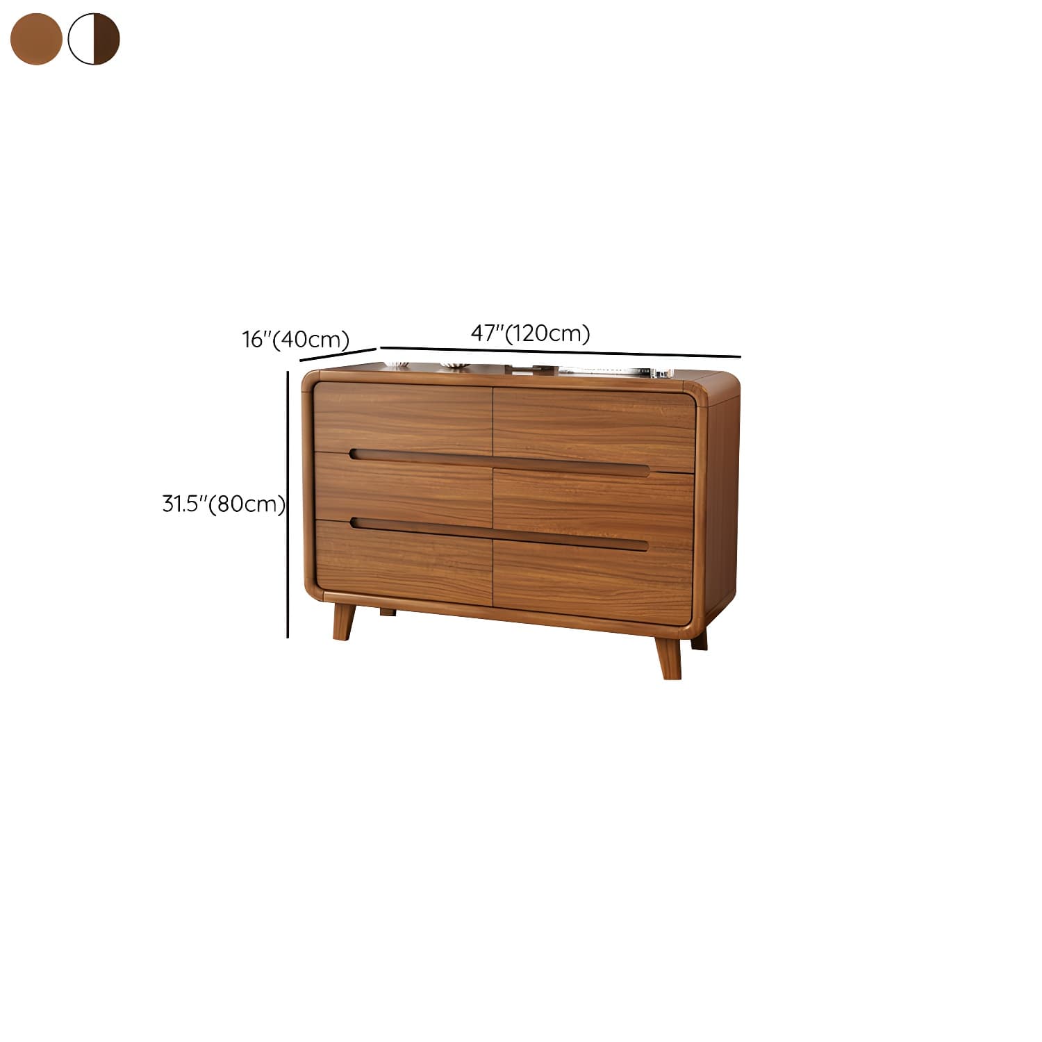 Traditional Wood Dressers with Drawers and Soft Close Glides - image 17