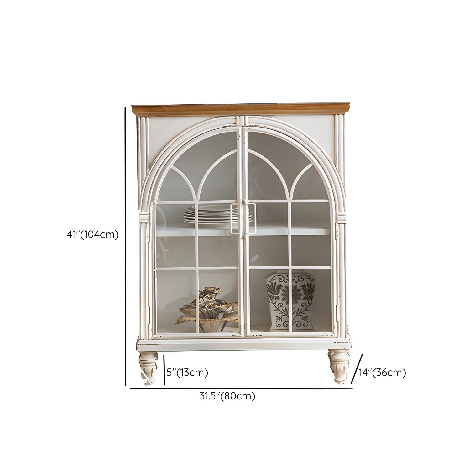 Contemporary Side Board Pine Sideboard Cabinet with Doors for Kitchen - image 15