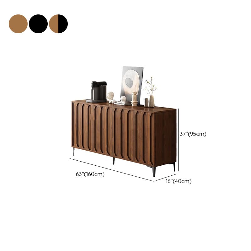 Simplistic Sideboard with 3 Drawers, Hutch, 2 Shelves, and Laminate Countertop Featuring 2 Doors/1 Door Cabinets - image 14