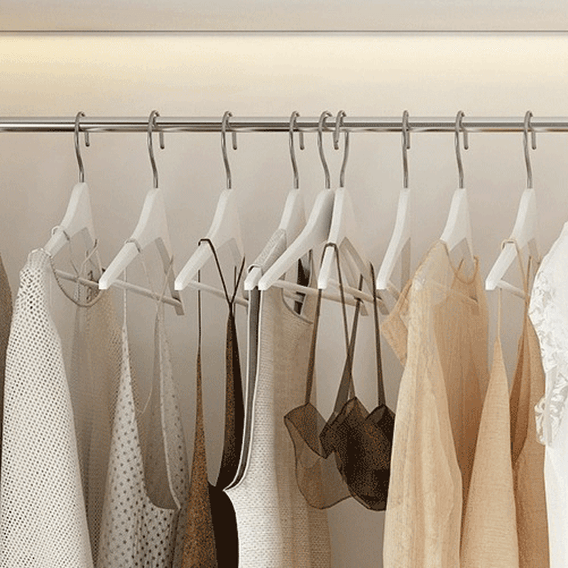 White Lumber Detached Wardrobe Closet with Soft Close Drawer, Door, Interior Shelves, and Clothing Rod - image 6
