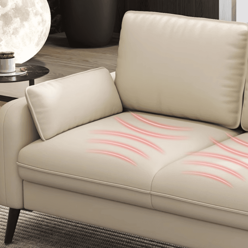 Trendy Solid Color Water Resistant Loveseat in Grey/Olive Green/Amber Color with Arm for 2 People - image 15