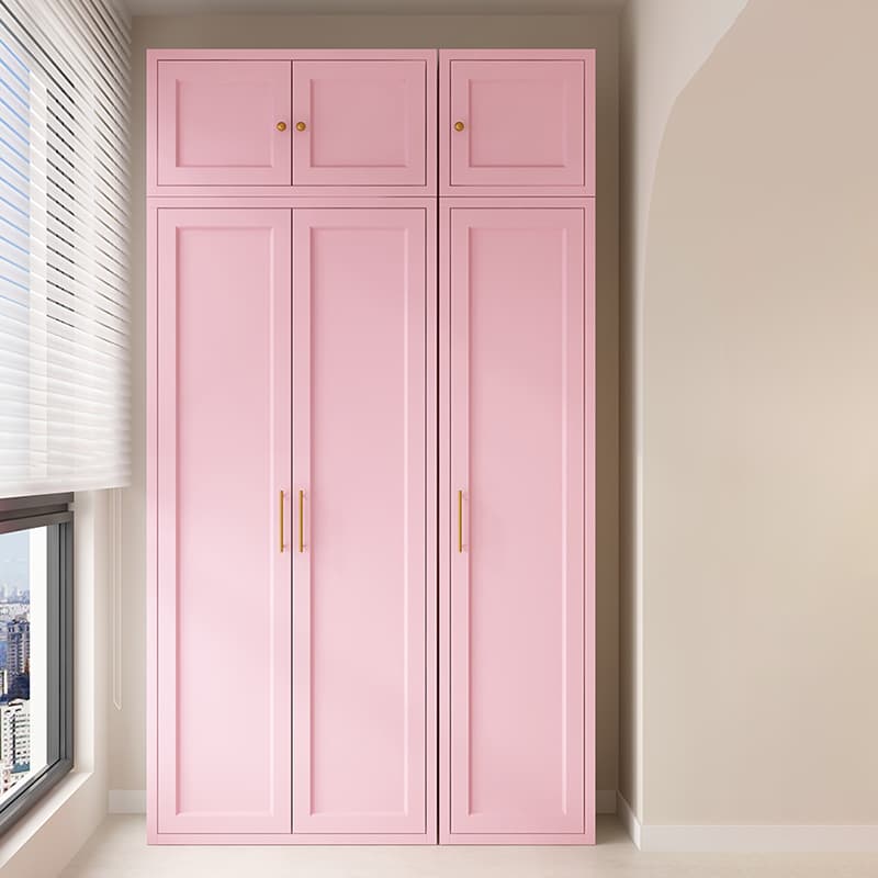 Modern Metal Rectangular Lacquered Accent Cabinet with Adjustable Shelves and No Drawers - image 6