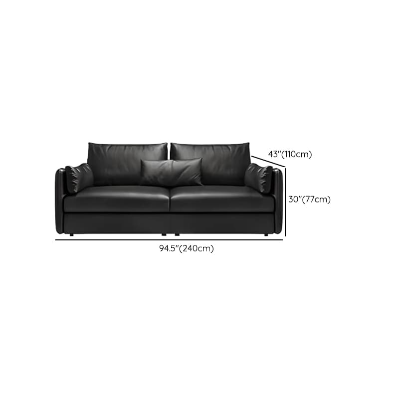 Straight/L-Shape Horizontal/Right Ink/White Sofa Couch/Sofa Recliner with Concealed Support for Drawing Room - image 11