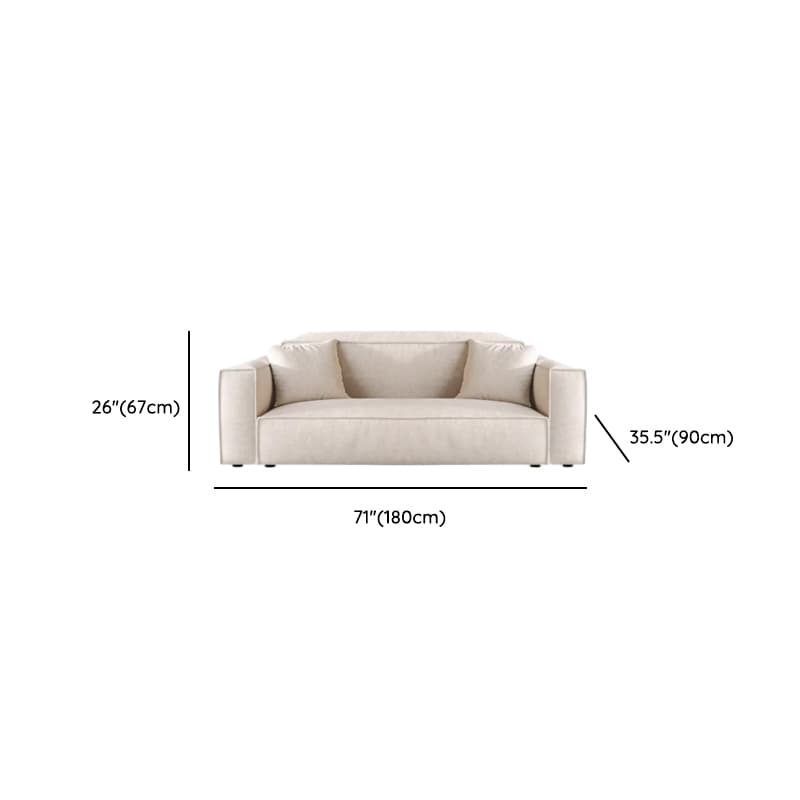 Straight/L-Shape Cotton Upholstered Sofa Couch/Corner Sectional with Horizontal/Left Orientation - image 8