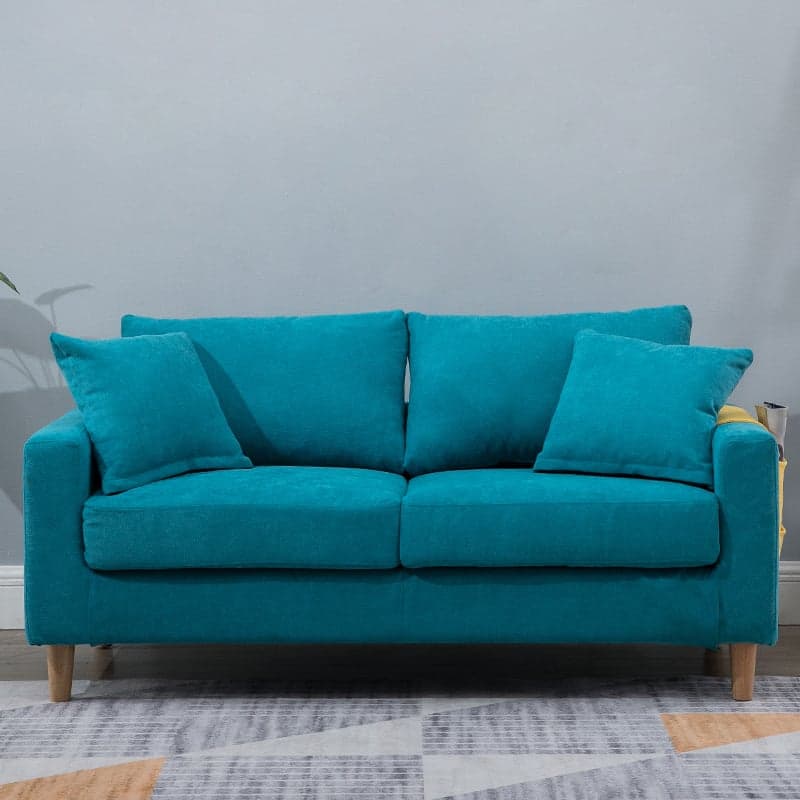 Contemporary Beige/Khaki/Gray Solid Color Standard Sofa with Storage, Wide Pillow Back and Square Arm - image 15