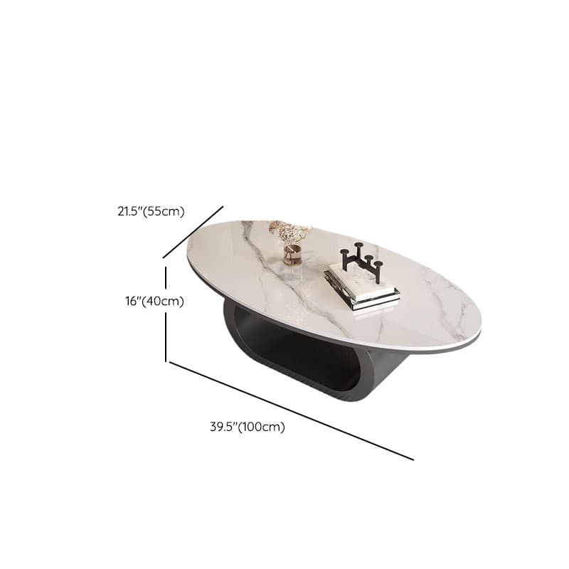 Oblong Board Game Coffee Table with Repository and 1 Shelf - image 10
