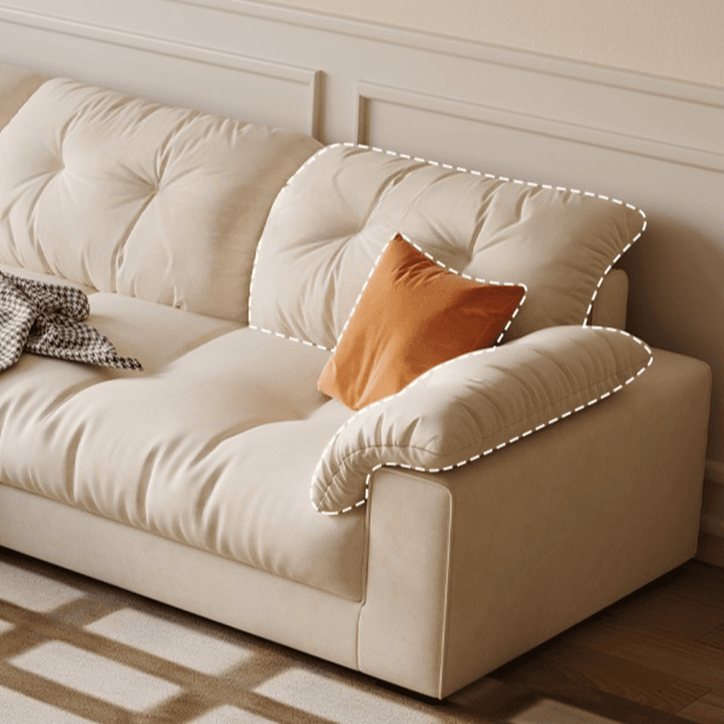 L-Shape Velvet Sofa Chaise with Button-tufted Upholstery - image 6