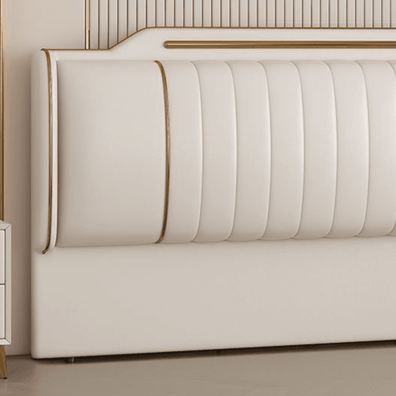Modern Simple Style Free-standing Standard Full(54"W x 75"L)/Full XL(54"W x 80"L) Stepped Panel No Distressing With Legs in Natural Wood - image 12