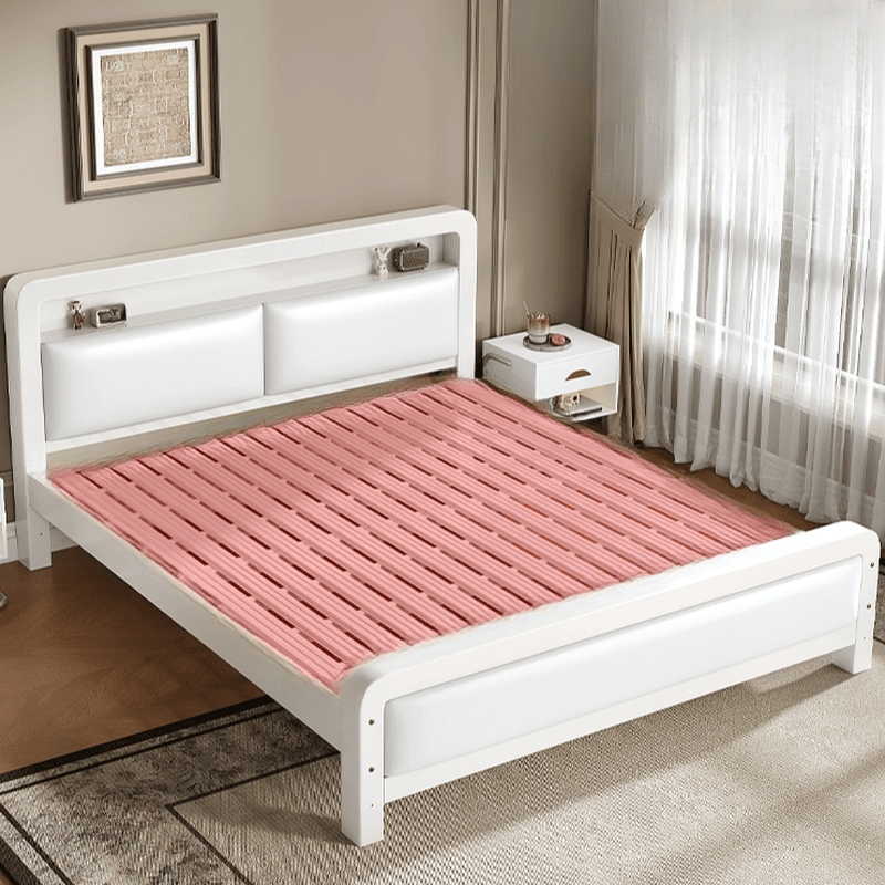 Minimalist Solid Color Iron Storage Included Bed with Leg for Living Room - image 10