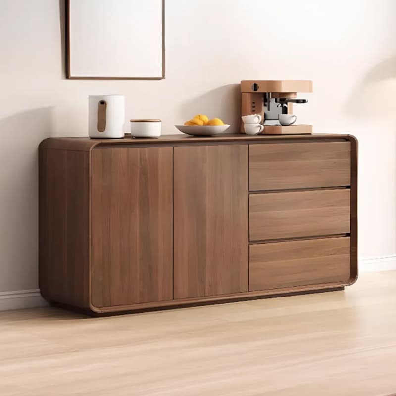 Ground Detached Cocoa Worktop Sideboard with Kitchen Gadget Storage for Culinary Space - image 4