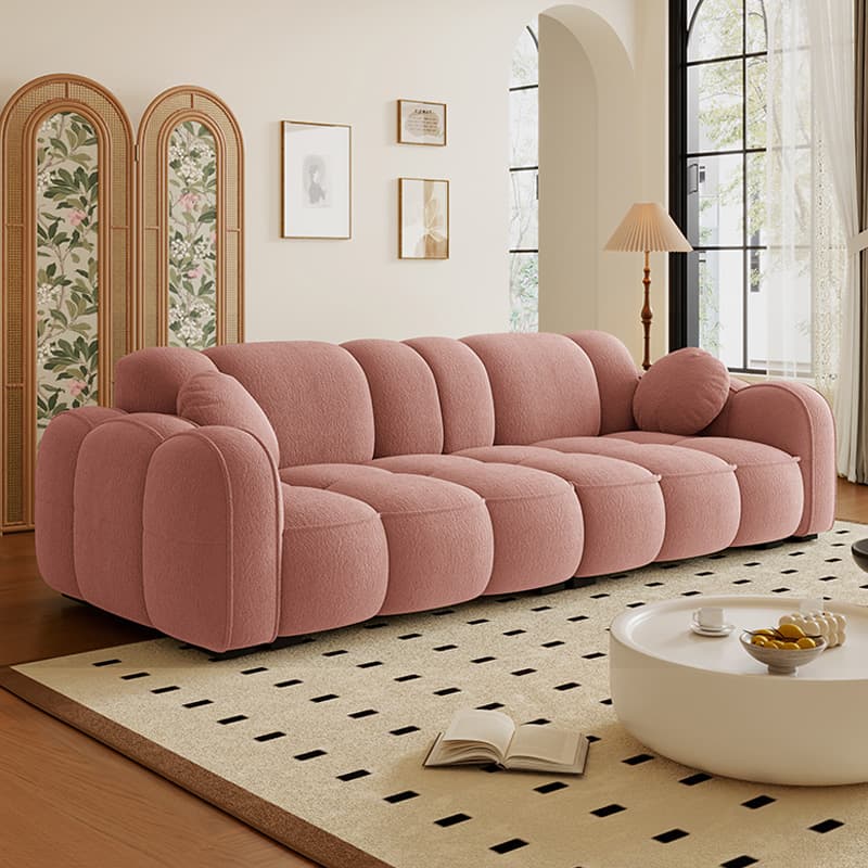 Drawing Room Standard Sofa in Midnight Black/Light Gray/Light Brown with Armrest - image 7