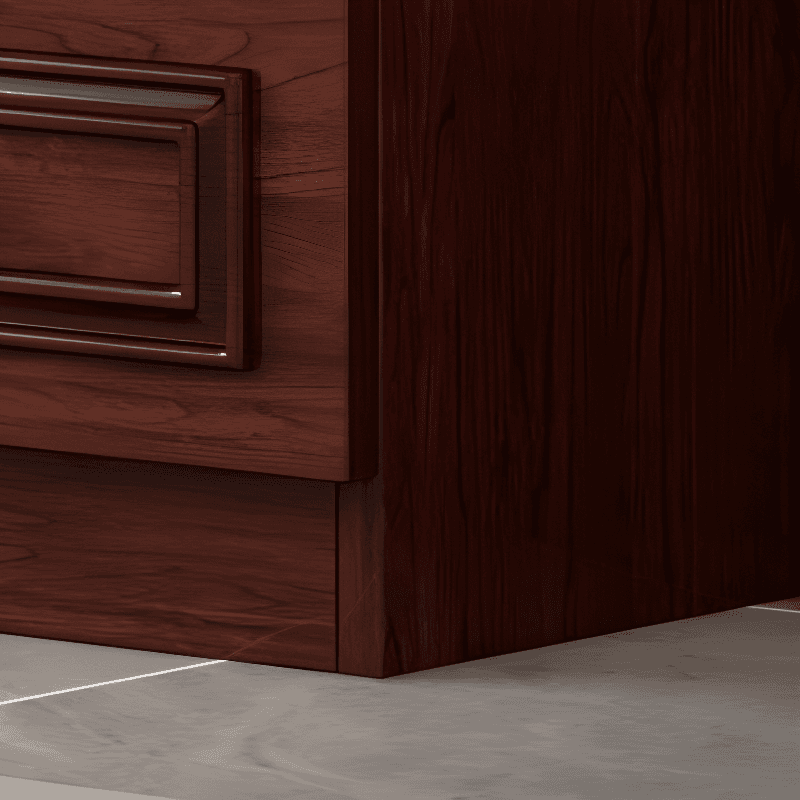 Unattached Microwave Storage Cabinet with Wine Storage Unit - image 10