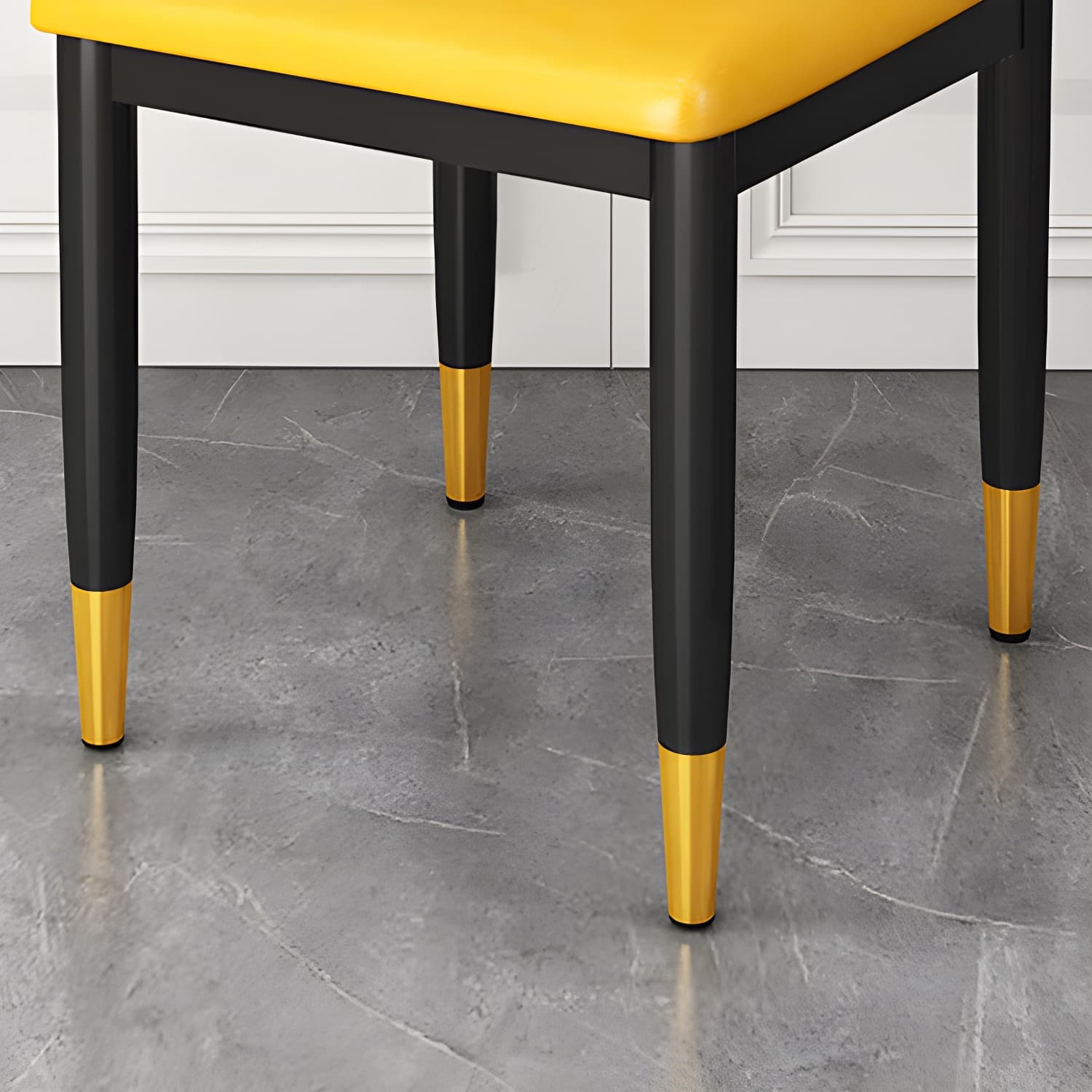 Indoor Open Back Dining Chair Industrial Upholstered Armless Chair - image 24