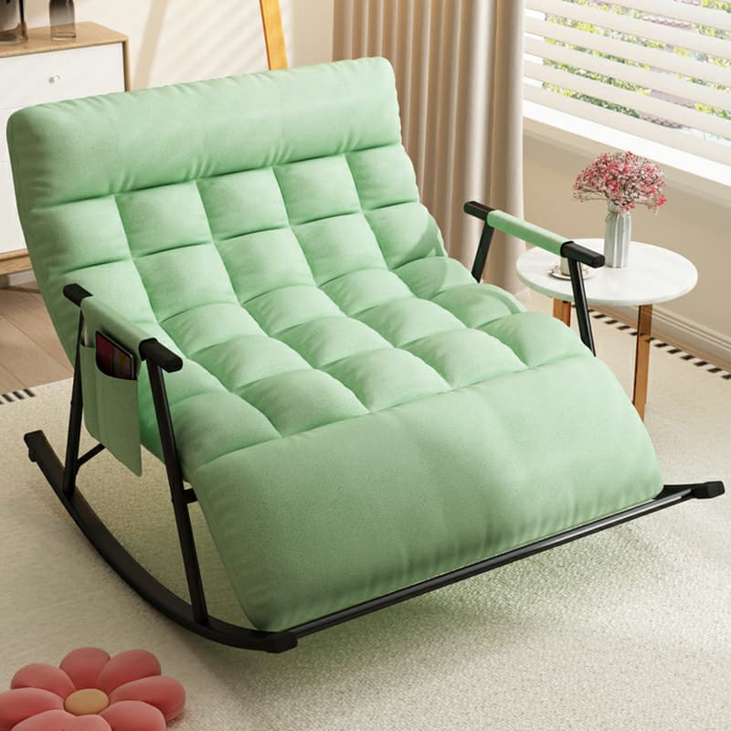 Stylish and Modern Upholstered Rocking Chair for Home Decor - Comfortable Seating with Track Arms - image 14