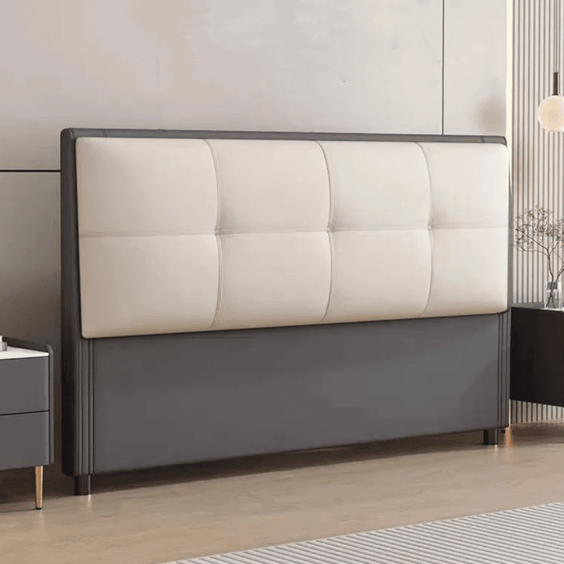 Simplistic Style Panel Headboard with No Distressing, Piled Tufted Rectangular Design for Twin/Queen/Full Bed, Featuring Sponge Upholstery and Standard Height - image 3