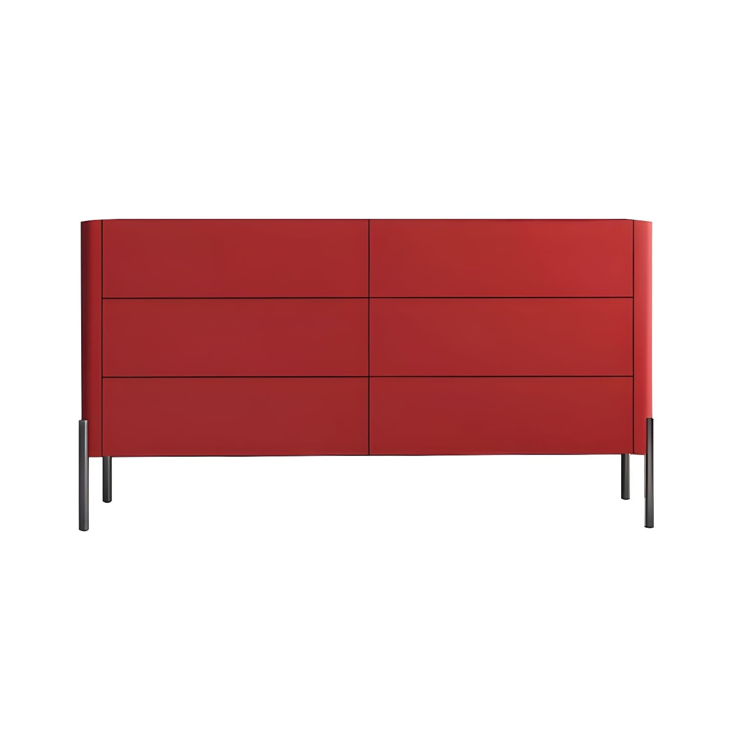 Modern Wood Dresser - Horizontal Design - Ample Drawer Space - Stylish Bedroom Storage - image 6