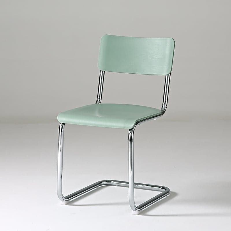 Modern Simple Style Ventilated Back Armless Chair with Metallic Alloy Legs - image 3
