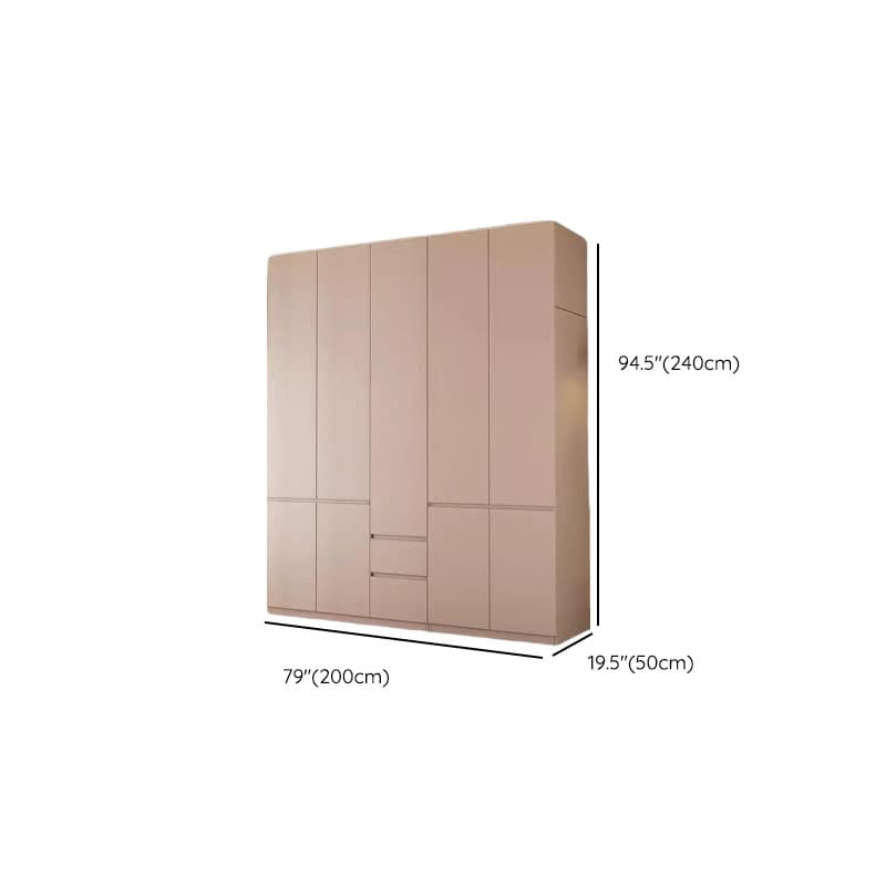 Modish Manufactured Wood Independent Armoire Cabinet with Soft Close Drawer, Soft Close Door, Interior Shelves, and Clothing Rod - image 22