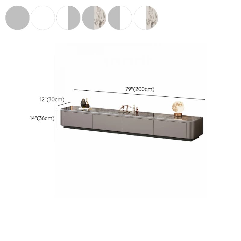 Deco Stone Rectangular TV Stand with Enclosed Storage & 4-Drawer/3 Drawers Parlor - image 15