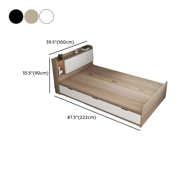 Storage Included with 3 Storage Boxes, Reclaimed Wood Frame, and Storage Drawer - image 11