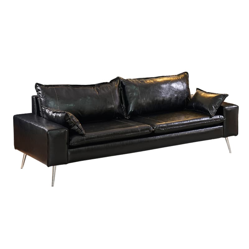 Modern Olive Green/Ink/Lemon Color Solid Color Leather/Corduroy Sofa Couch for Seats 4/Seats 3/Seats 2