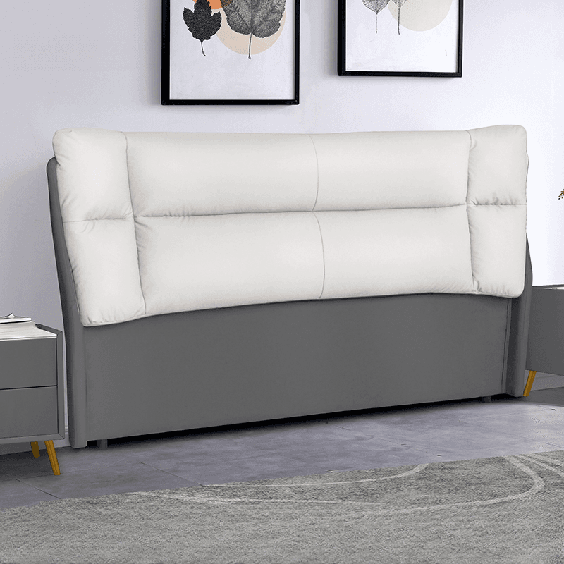 Modish No Distressing Button-tufted Panel Headboard in Rectangle Shape for Twin/Full/Queen Bed with Cotton Upholstery Fill and Standard Height - image 4